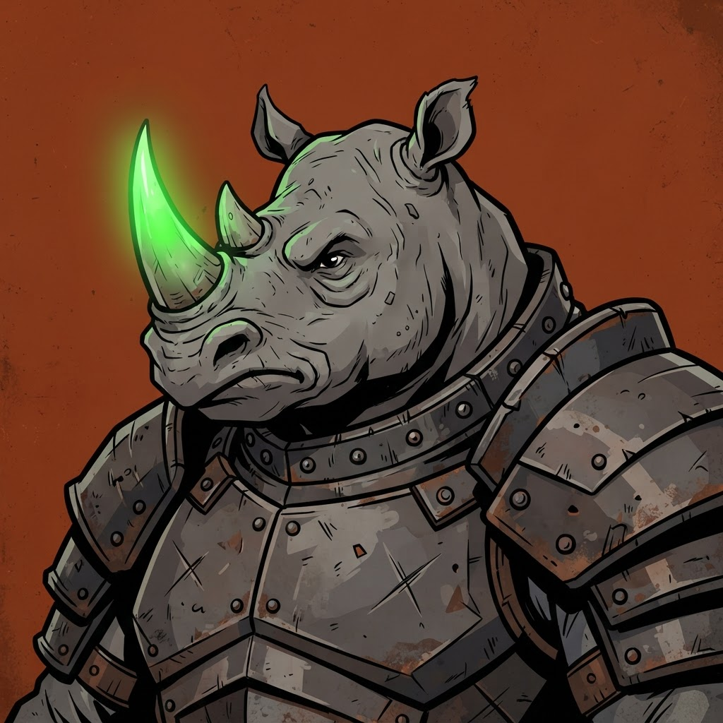 Iron Rhino sample piece