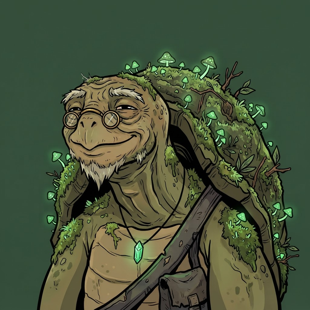 Moss Turtle sample piece